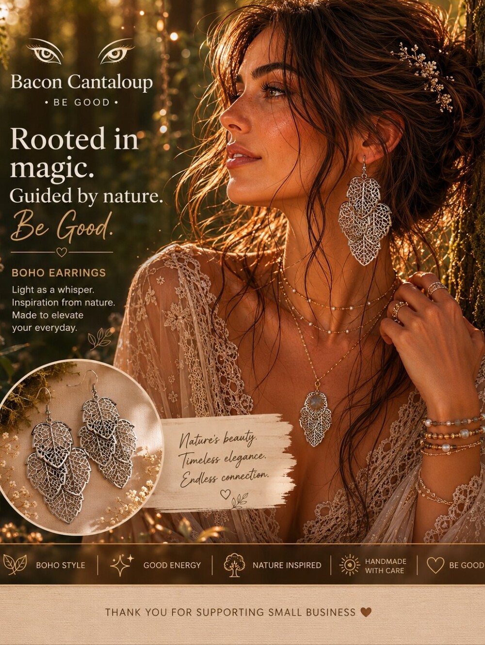 Delicate Silver Leaf Chandelier Earrings - Women Jewelry